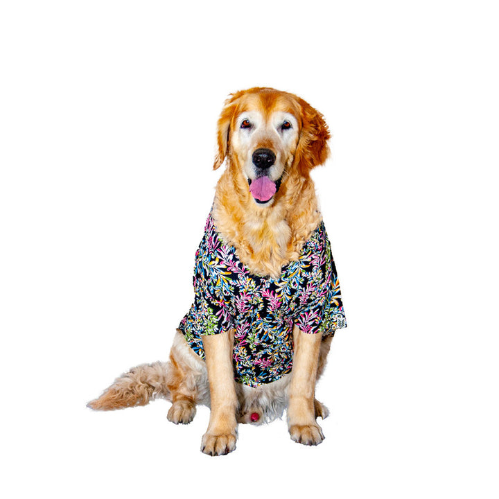 Floral Grime Dog Shirt | SoftTech Fabric