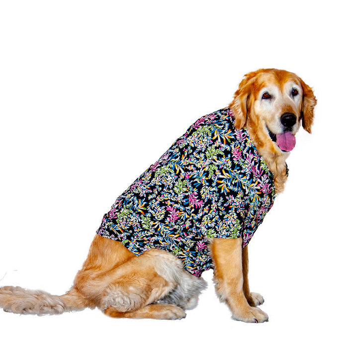 Floral Grime Dog Shirt | SoftTech Fabric