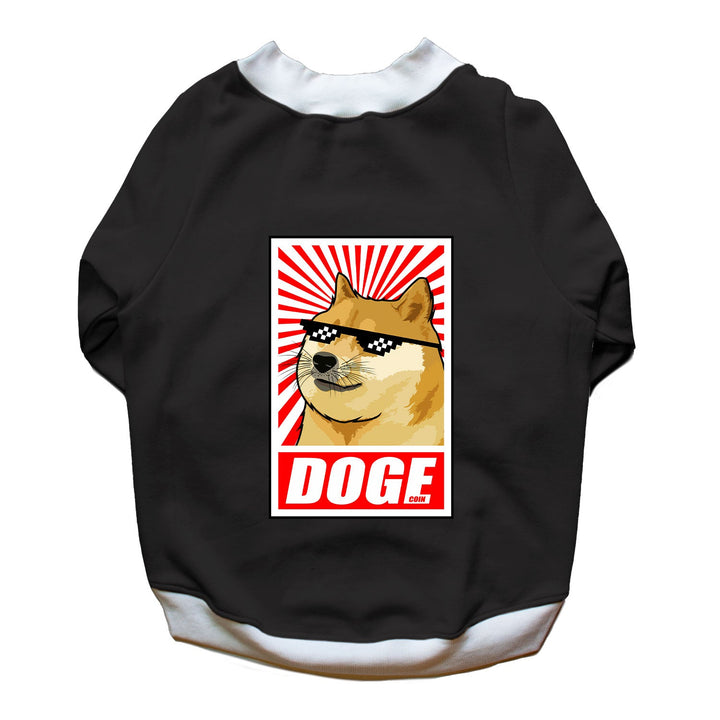 Ruse 'Basics' "Doge" Printed Crew Neck Full Sleeve Sweatshirt For Dogs