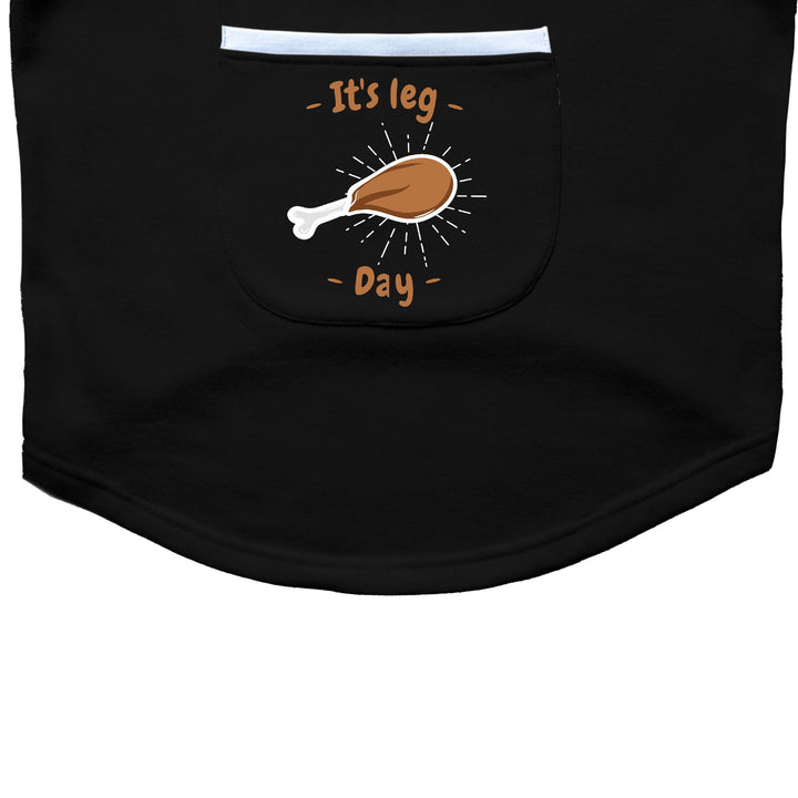 Ruse 'Basics' "It's Leg Day!" Printed Crew Neck Full Sleeve Expedition Sweatshirt For Dogs