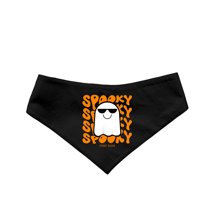 "Spooky Halloween" Printed with Allover Pint Reversible Bandana for Dogs