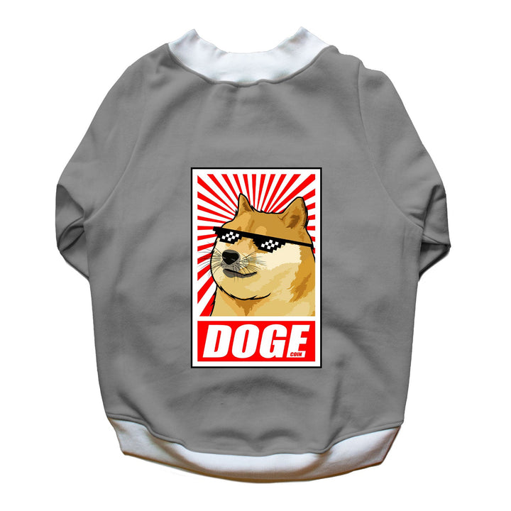 Ruse 'Basics' "Doge" Printed Crew Neck Full Sleeve Sweatshirt For Dogs