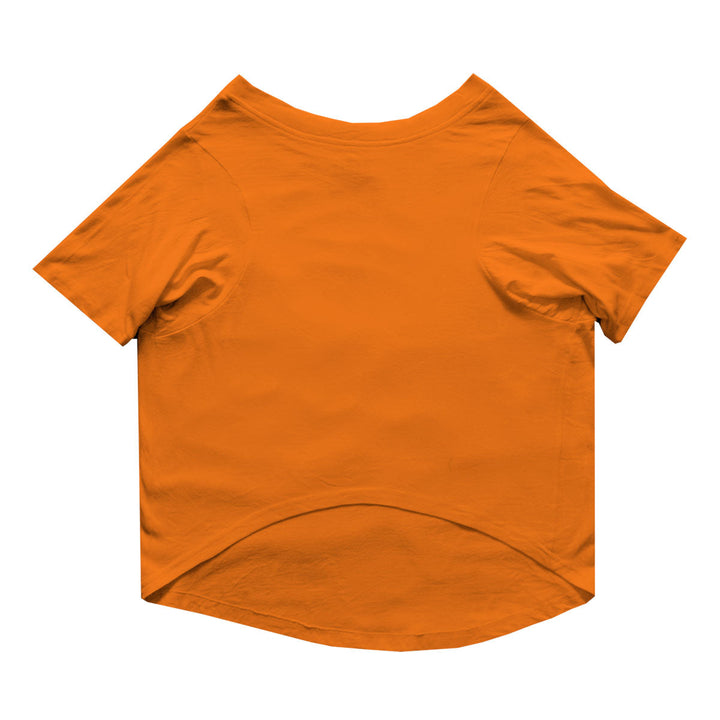 Ruse Basic Crew Neck "Halloween Boo!" Printed Half Sleeves Dog Tee