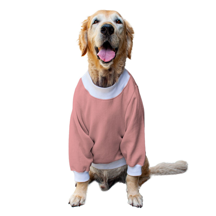 Ruse 'Basics' "Hearts Grid" Printed Crew Neck Full Sleeve Sweatshirt For Dogs