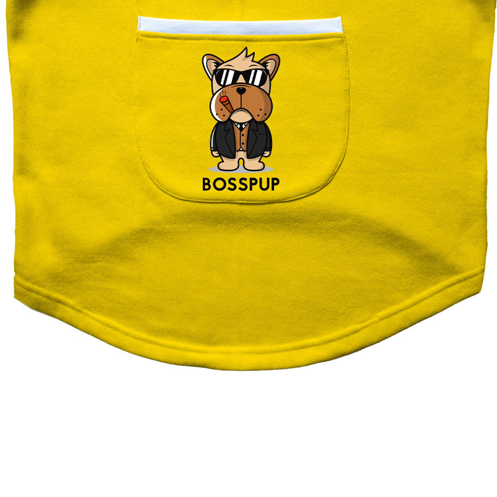 Ruse 'Basics' "Bosspup" Printed Crew Neck Full Sleeve Expedition Sweatshirt For Dogs