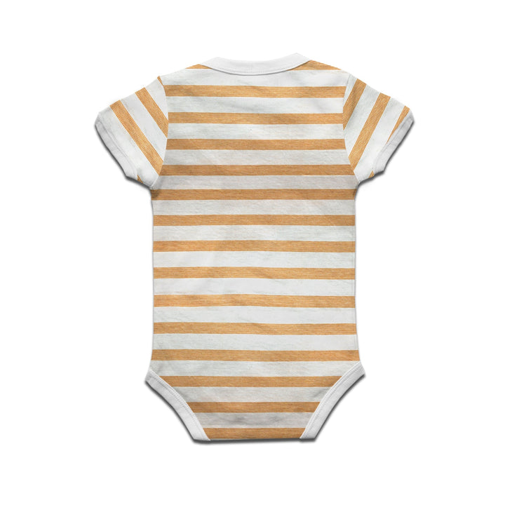 Kidswear By Ruse BRO Printed Striped infant Romper For Baby