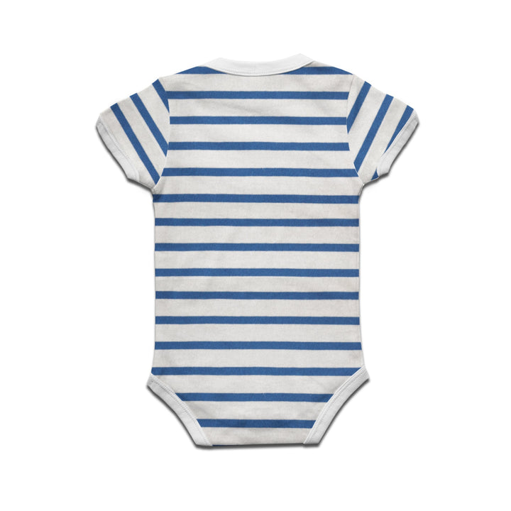 Kidswear By Ruse Racer Printed Striped infant Romper For Baby