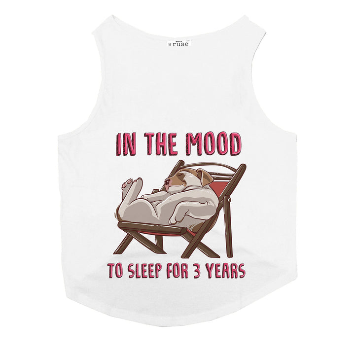 Ruse "In The Mood To Sleep" Printed Tank Dog Tee